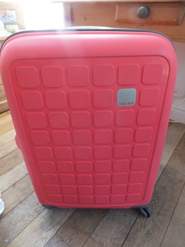 Tripp pink hard shell suitcase - tripp,
