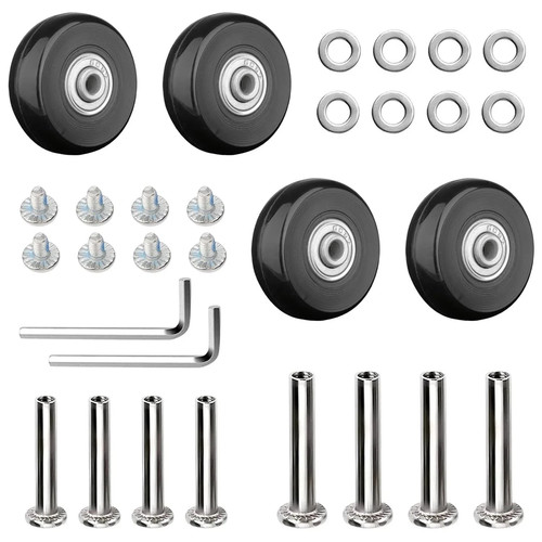 50x18mm luggage wheels set - 50x18mm,
