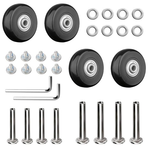 50x18mm luggage wheels set - 50x18mm,