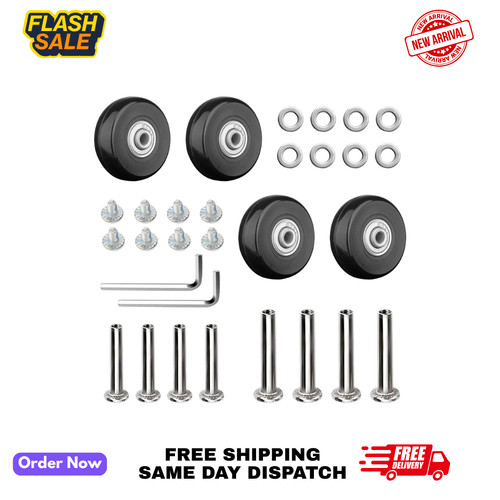 50x18mm luggage wheels set - 50x18mm,